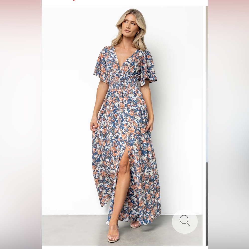 Baltic Born Verona Smocked Floral Maxi Dress